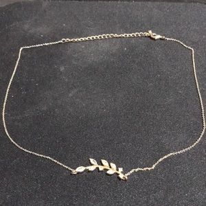 Branch of Gold with Diamonds for Leaves Pendant with FREE shipping!